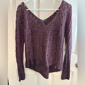 Medium purple sweater